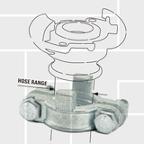 Saddle clamps claw universal air hose assembly