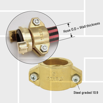 G09 Screw clamping unit for GK hose tail