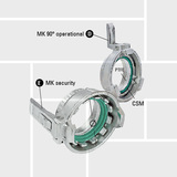 W04 TW MK bending and security lever female coupler