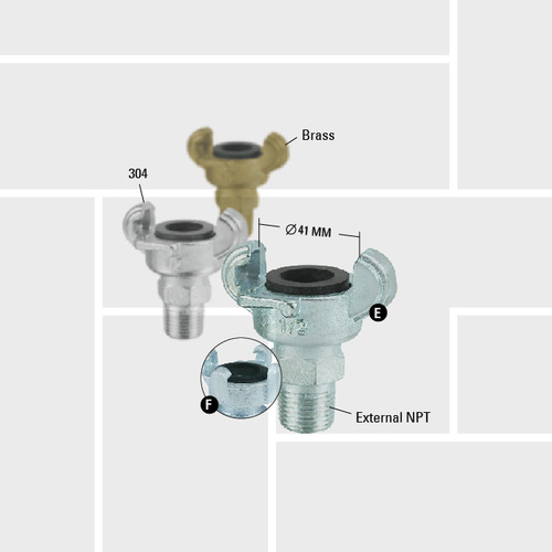 R11 UA external NPT threaded coupling Chicago