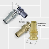 K04 DIN Camlock EC hose adapter EN14420-7
