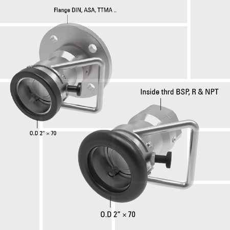 B13 DTD 50 drybreak hose unit thread and flange