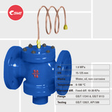 Differential pressure valve self support