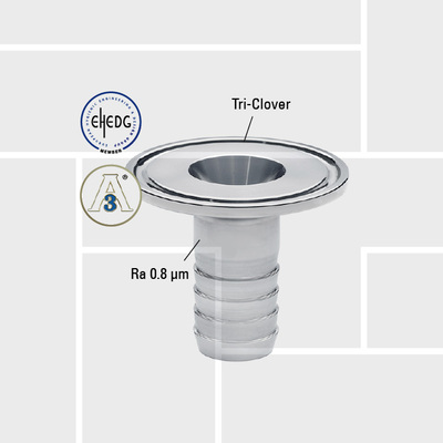 H03 Tri-clover, brewery hose connection 316L