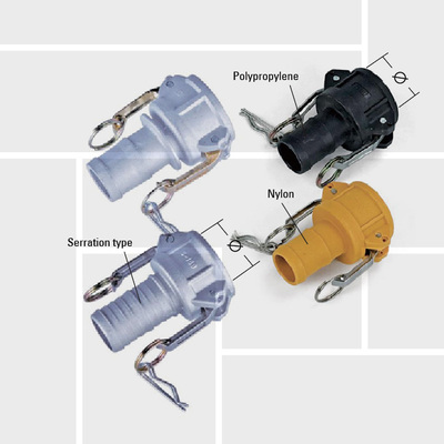 K08 Cam and Groove C female coupler by hose tail AA59326