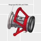 B11 DTD dry break coupler hose unit by flange DIN ASA TTMA STANAG 3756