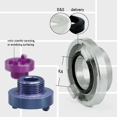 T08 Storz external BSPP thread forged and casted aluminum