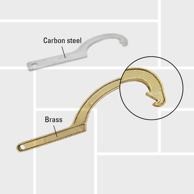 F18 Dual-hooked wrench spanner tool Guillemin