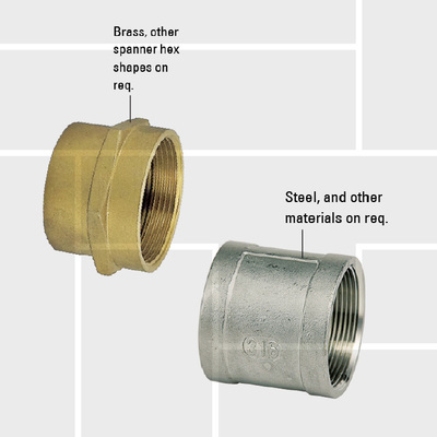 Y04 Double end, threaded socket
