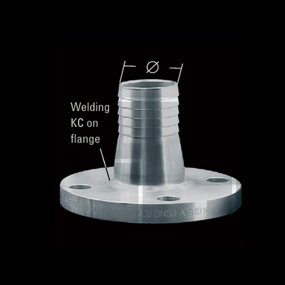 G24 KC flanged welding king combination nipple