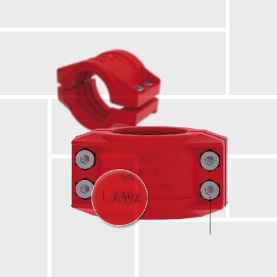 C03 PP plastic Polyclamps DIN2817