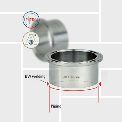 H04 Tri-Clover fitting BW welding connection
