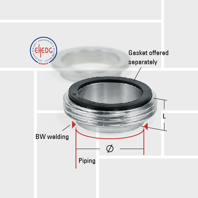 H16 SMS1145 welding RD male piping