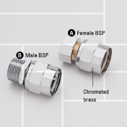 C08 Chromated brass ferrule, gasoline coupling