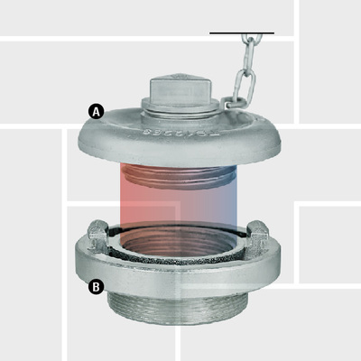 T15 Storz thread blank unit DIN14317