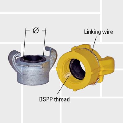 L08 Blasting SB thread nozzle coupler