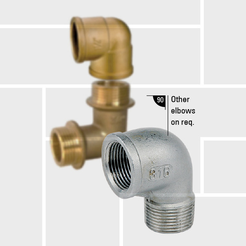 Y06 Elbow fittings, 90 deg