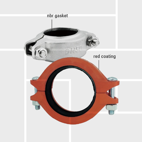 J03 Steel rigid groove clamps