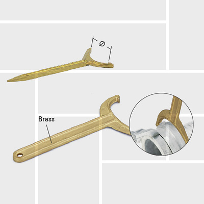 F16 Hooked wrench spanner tool Guillemin lock ring