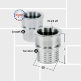 H15 SMS1145 liner coupling smooth and serration