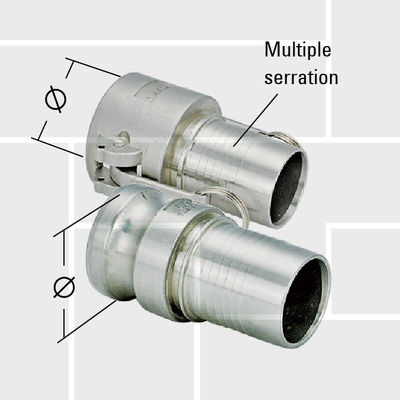 K16 Snowblast heavy-duty Cam and Groove couplings