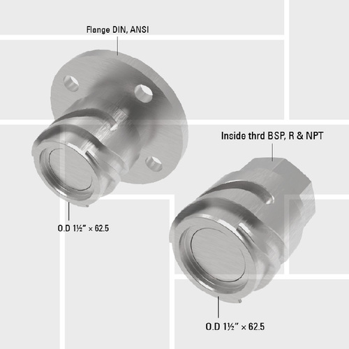 B37 DMG 40 drybreak tank unit thread and flange