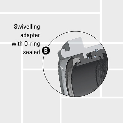 T09 Storz swivelling adapter external BSPP thread