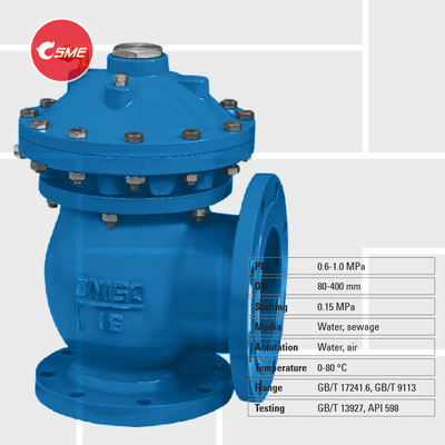 Diaphragm angle slush valves hydraulic