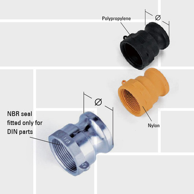 K01 Cam and Groove A adapter thread AA59326 quick disconnect