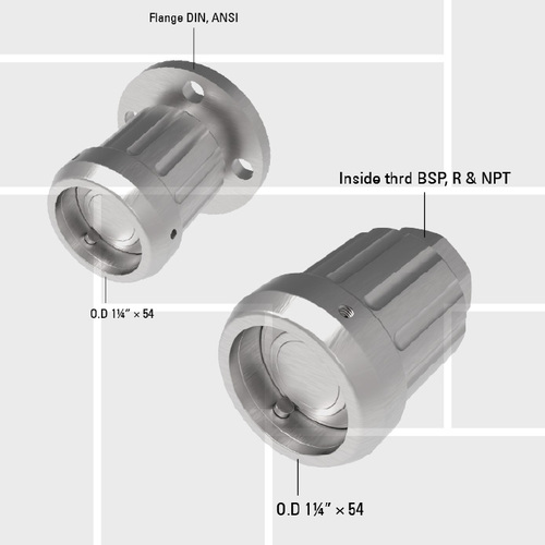 B29 DMG 32 drybreak hose unit thread and flange