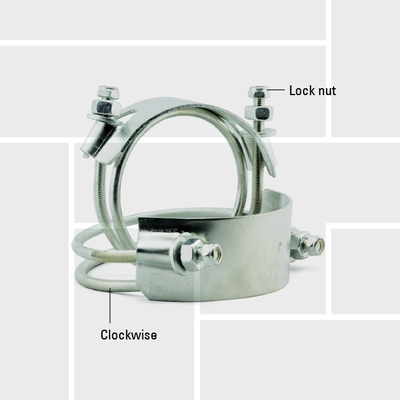 C11 Plated steel wire clamp