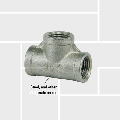 Y04 Tee fittings, three-way