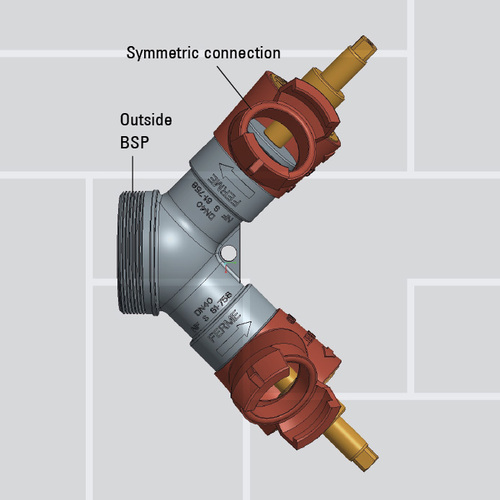 T56 Hydrant valve manifold in brass