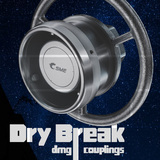 Dry break DMG couplers female couplings round handle no spillage inside valve